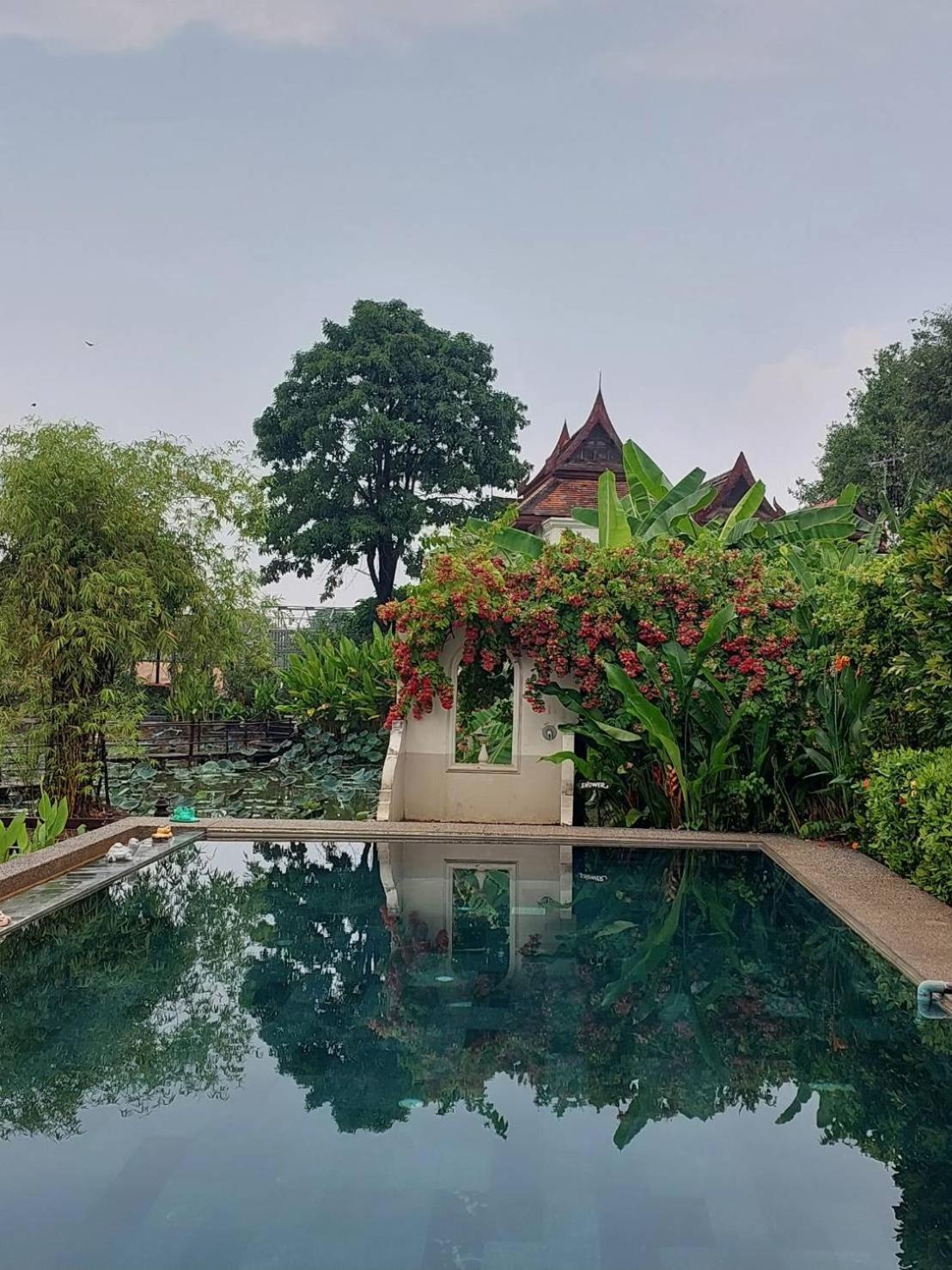 Ayutthaya Garden River Home Ban Bang Krasan Luaran gambar