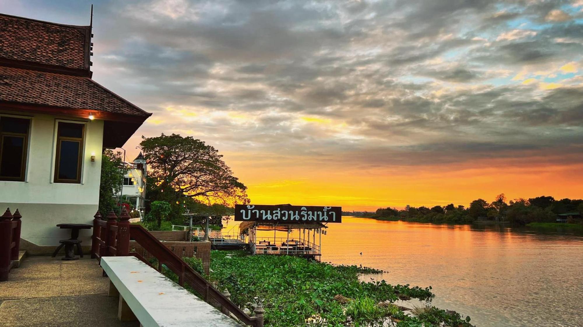 Ayutthaya Garden River Home Ban Bang Krasan Luaran gambar